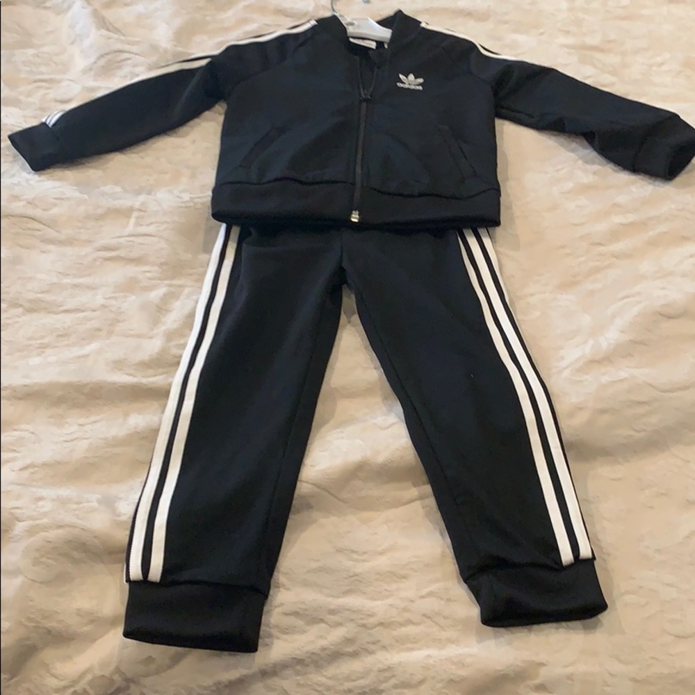 Adidas toddler track outfit